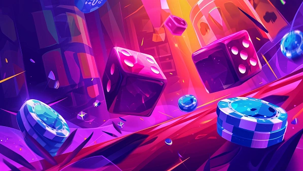 Ilustração de casino online